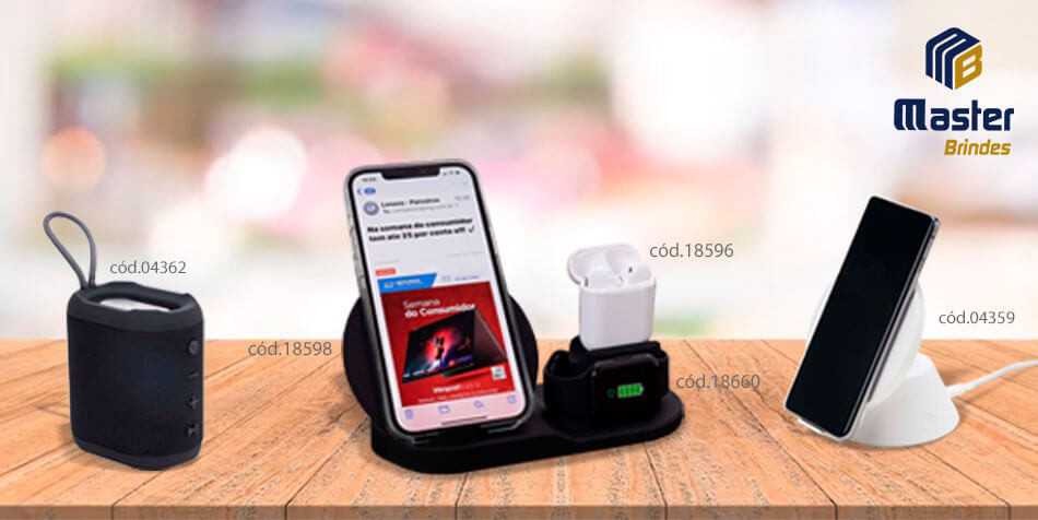Brindes tecnológicos personalizados
